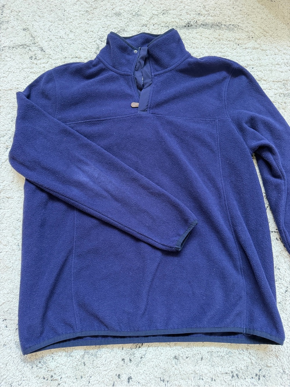 Jos. A. Banks Men's Navy Quarter-Zip Fleece Pullover